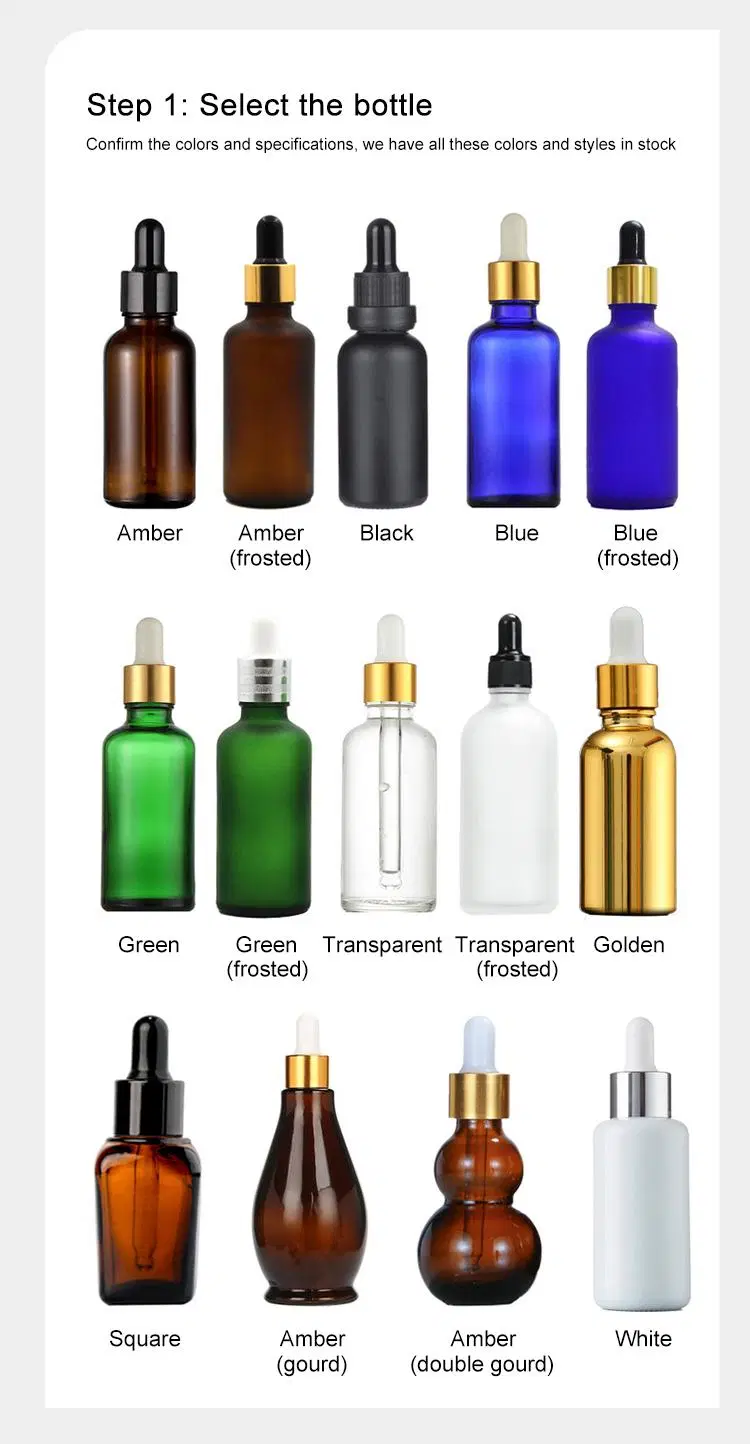 15ml 30ml Boston Fine Spray Bottle Amber Glass Spray Bottle