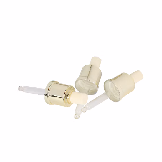 Aluminum Cap with Silicon Rubber Caps Dropper Pipette Used to Cosmetic