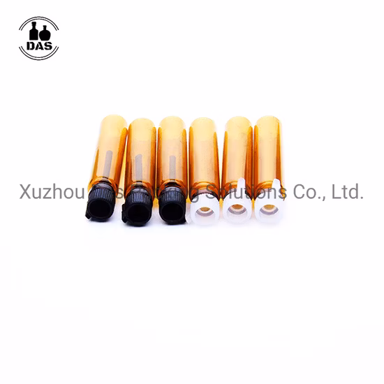 Stocked Portable Refillable 10ml Black Flint Glass Perfume Tube Vials with a Gorgeous Gold Foil Cap